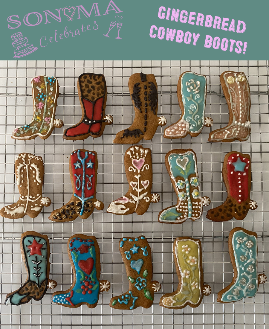 Gingerbread Cowboy Boots